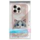 10. Nimmy Big Eyed Pet 2.0 Cat Case for iPhone 15 Pro Max - Pink