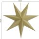 10. DECORATIVE HANGING PAPER STAR FSC 18x75CM BEIGE 7 ARMS MICA