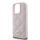 6. Guess Quilted Metal Logo iPhone 16 Pro Case - Pink