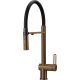 DEANTE MAGNETIC BRM_C75M kitchen tap with water filter connection and flexible spout - brushed bronze