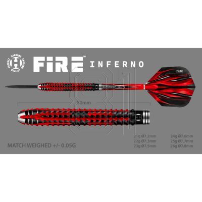 17. Harrows Fire Inferno Darts 90% Steeltip HS-TNK-000013898