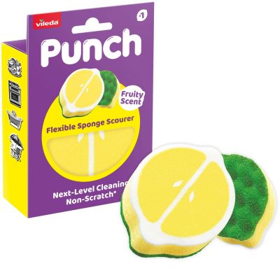 Vileda Punch Flexible Lemon Scouring Pad 1 pc.
