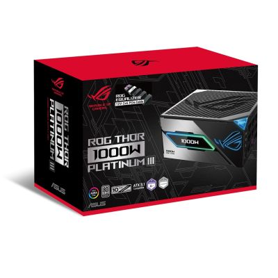 21. ASUS ROG -THOR-1000P3-GAMING-E Power Supply Module 1000 W 20+4 pin ATX ATX Black