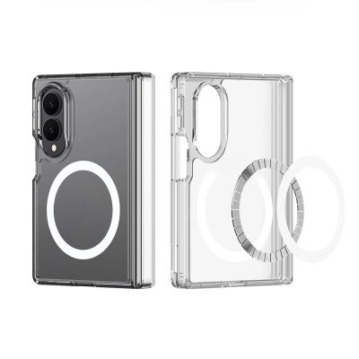 3. Dux Ducis Clin Mag Case for Samsung Galaxy Z Fold 8 Wide Compatible with MagSafe - Transparent