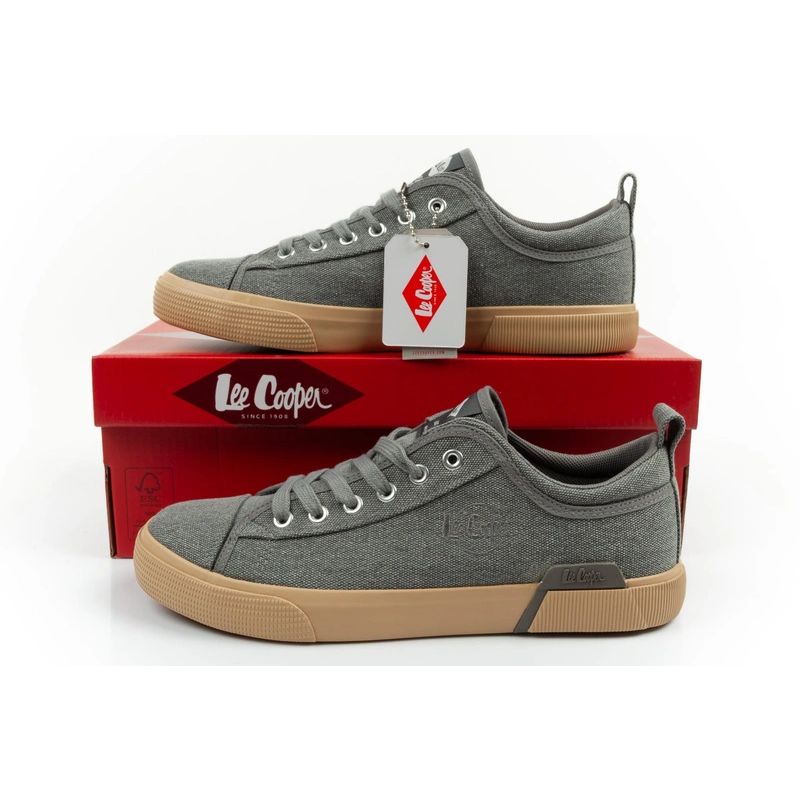 10. Lee Cooper men's sports shoes sneakers fashionable gray comfortable