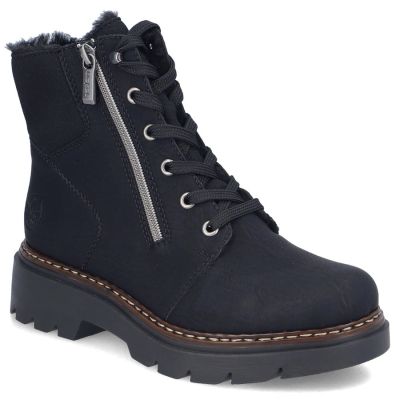 Comfortable Women’s Black Hiking Boots Rieker 76720-00