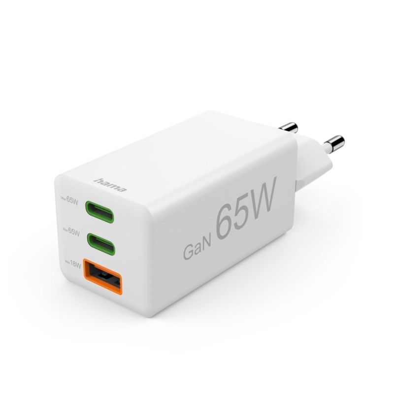 16. Hama 00201996 Mobile Charger Smartphone White Alternating Current Fast Charging Internal, External