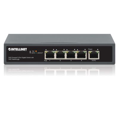 5. INTELLINET SWITCH GIGABIT 5X POE PASSTHROUGH POWER SUPPLY