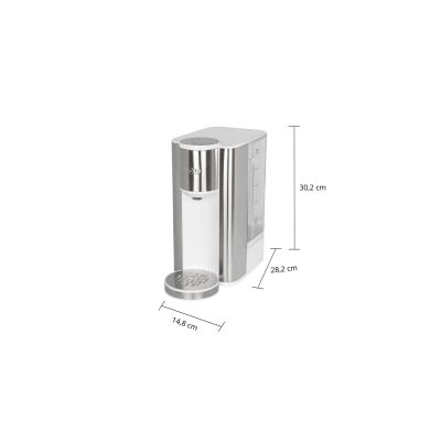 2. Unold Ava Hot Water Dispenser Silver White (18610)