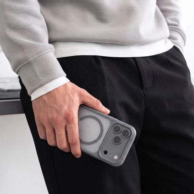 9. Tech-Protect MagPeak MagSafe CC Case for iPhone 18 Pro / 17 Pro – Matte Grey