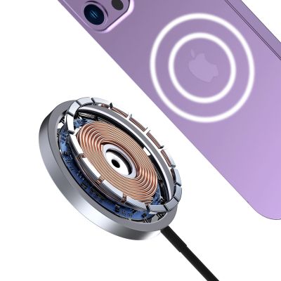 5. Dudao A12XS 15W MagSafe Compatible Wireless Charger - Black