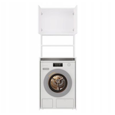 3. POLA MULTI WHITE WASHING MACHINE CABINET