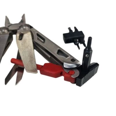 2. AZYMUT Giewon FS Multitool - Fire Starter - 19 tools - fire starter + whistle + belt holster (H2038A)