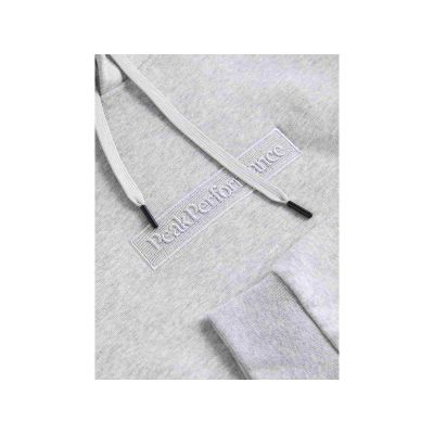 4. Peak Performance M Ease Hood Mel gray sweatshirt