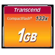 Transcend 1GB CF 133x CompactFlash MLC Memory Card