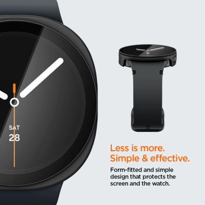 7. Spigen Thin Fit 360 Case for Samsung Galaxy Watch 44mm - Black