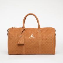 Women's Air Jordan Jam Suede Monogram Duffle Bag Cognac - MA9205-X6X