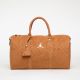 Women's Air Jordan Jam Suede Monogram Duffle Bag Cognac - MA9205-X6X