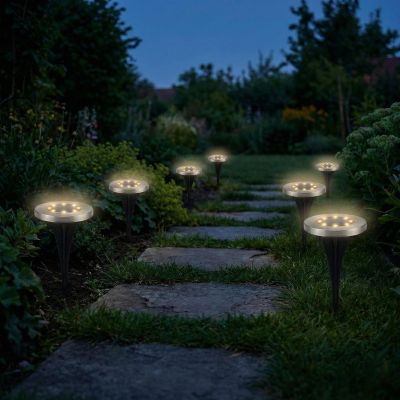 10. SOLAR LAMP 8 LED SMD FOR DRIVE INTO THE GROUND 1 PCS