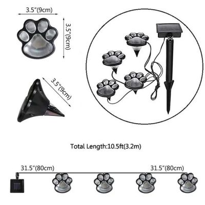 2. SOLAR LAMP SOLAR CHAIN 3M 4 LEGS