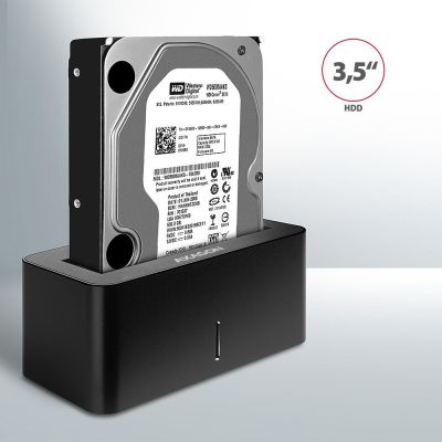5. Axagon ADSA-SN hard drive docking station, USB 3.2 Gen 1 (3.1 Gen 1) Type-A, Black