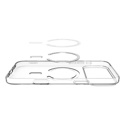 5. Spigen Liquid Crystal MagSafe Case for iPhone 17 Pro Max - Clear and White