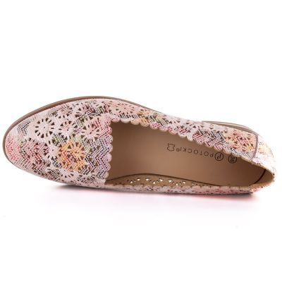4. Women's openwork multicolor shoes Potocki 26-12320