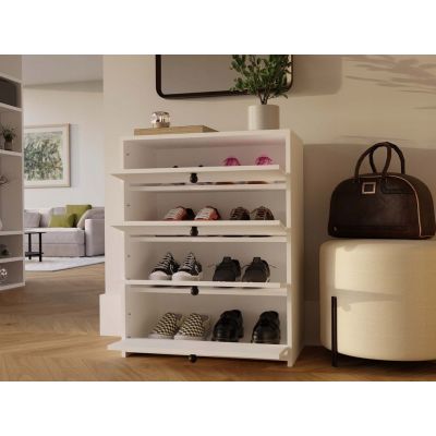 13. LOKA SHOE CABINET WHITE
