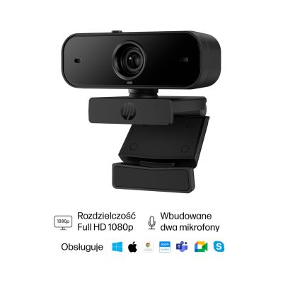 8. HP 430 Full HD Webcam USB Black 77B11AA