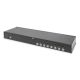 5. 8-port KVM switch, 19" rack, 4K 30Hz, 8xHDMI IN, 1xHDMI OUT, 2xUSB A