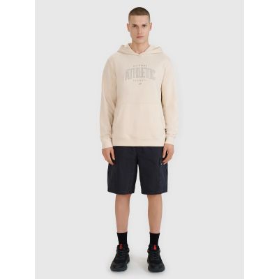 3. Men's sweatshirt with hood, open, 4F 4FRSS25TSWSM2201-12S