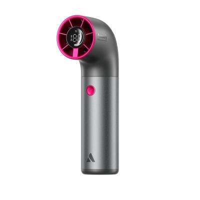 4. Aecooly Aero Ultra High Speed Handheld Fan, Gray/Purple