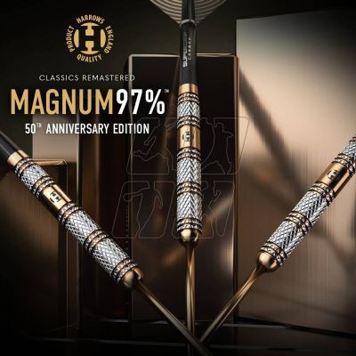 4. Harrows Magnum 97% 50th Anniversary Edition steeltip darts