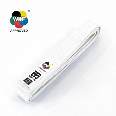 White kimono belt - MTX Karate WKF | MOOTO