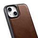 5. iCarer Leather Oil Wax Genuine Leather Case for iPhone 14 Plus (MagSafe Compatible) Brown (WMI14220719-BN)