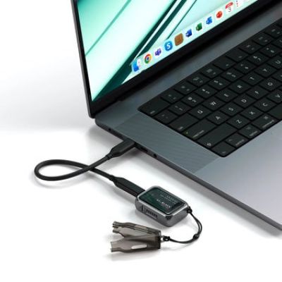 4. Satechi Mini NVMe SSD Enclosure - USB-C adapter for NVME SSD 2230 (space gray)