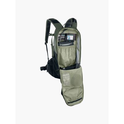 3. EVOC Ride 12 cycling backpack + Hydration 2 reservoir dark olive/black
