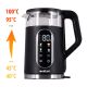 12. ELDOM CORDLESS KETTLE WITH TEMPERATURE REGULATION C560 NUVIA 2000W 1.7 L, LED DISPLAY, WATER TEMPERATURE REGULATION