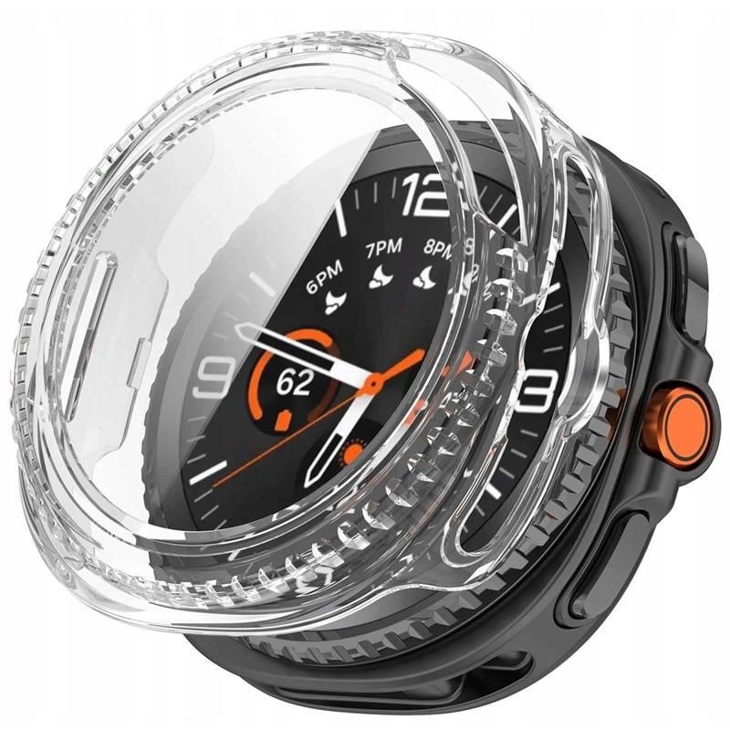 Tech-Protect Defense Case for Samsung Galaxy Watch 8 46mm - Transparent