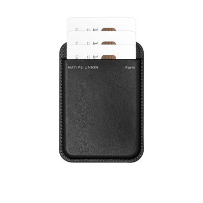 6. Native Union Wallet - MagSafe compatible leather wallet (black)