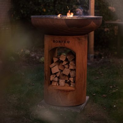 30. Bonfeu Bonbiza Open rusty garden fire pit 8002R
