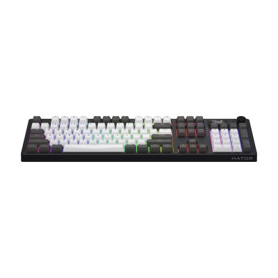 2. HATOR Skyfall Pro Wireless 100 Gaming Keyboard USB + RF Wireless + Bluetooth QWERTY US English Black, Gray