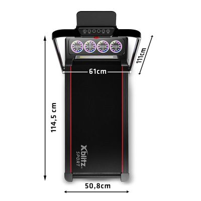 8. XBLITZ FOLDABLE 2-IN-1 HOME TREADMILL X-RUNNER2