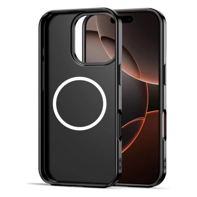 4. Tech-Protect Lamano MagSafe case for iPhone 16 Pro - black and red