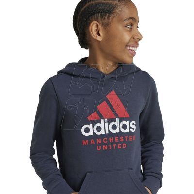 5. Adidas Manchester United Kids Jr IT4199 sweatshirt