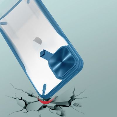 12. Nillkin Cyclops Case durable case with camera cover and foldable stand iPhone 13 Pro black