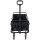 14. FOLDABLE TRAVEL AND BEACH STROLLER 72x44x50CM WITH HANDLE