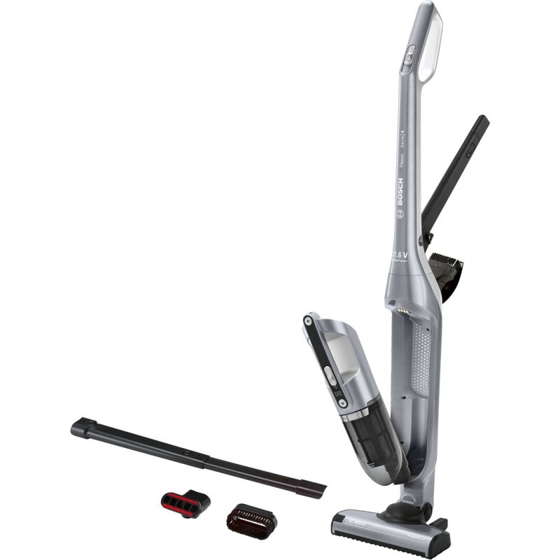 30. Bosch BCH3P210 Stick Vacuum Cleaner/Electric Brush 2-in-1 Stand Vacuum Cleaner AC/Battery Dry Bagless 0.4L Black, Gray