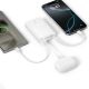 8. Baseus PicoGo 10000mAh 45W Powerbank with Built-in Cable and Display - White