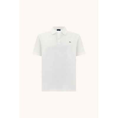 4. Paul&Shark Men's Cotton Polo Shirt White 99311001-10